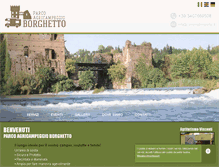 Tablet Screenshot of campingborghetto.it